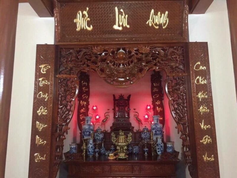 Mẫu Không Gian Nội Thất Phòng Thờ SĐ-0132