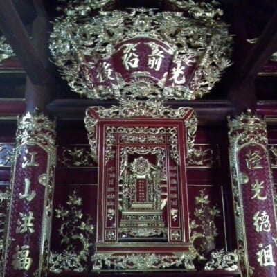 Mẫu Quấn Thư Phòng Thờ Đẹp SĐ-0385