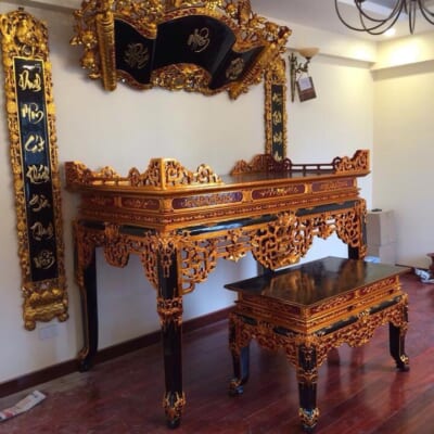 Mẫu Quấn Thư Phòng Thờ Đẹp SĐ-0385
