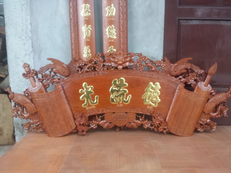 Mẫu Quấn Thư Phòng Thờ Đẹp SĐ-0385